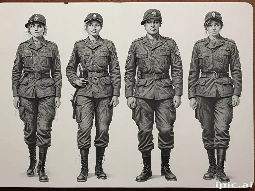 army drawings