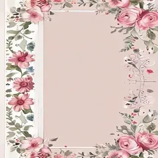 floral page borders