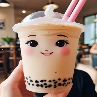 bubble tea cute