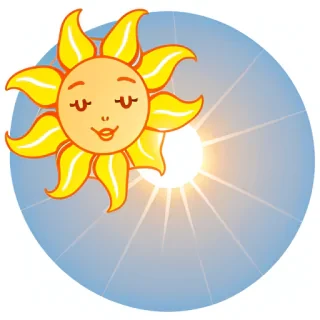 transparent background sun clipart