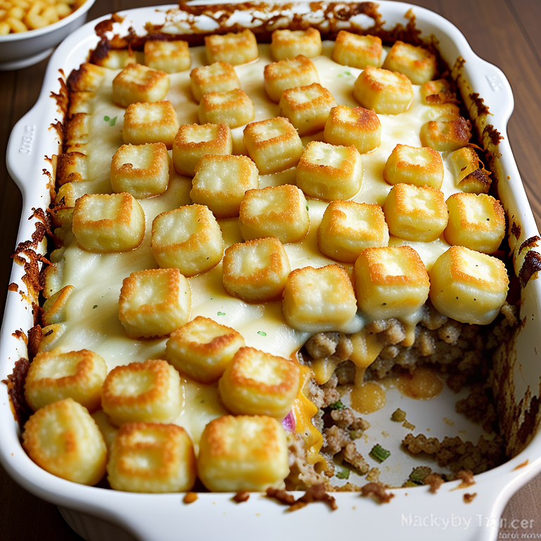 big mac tater tot casserole