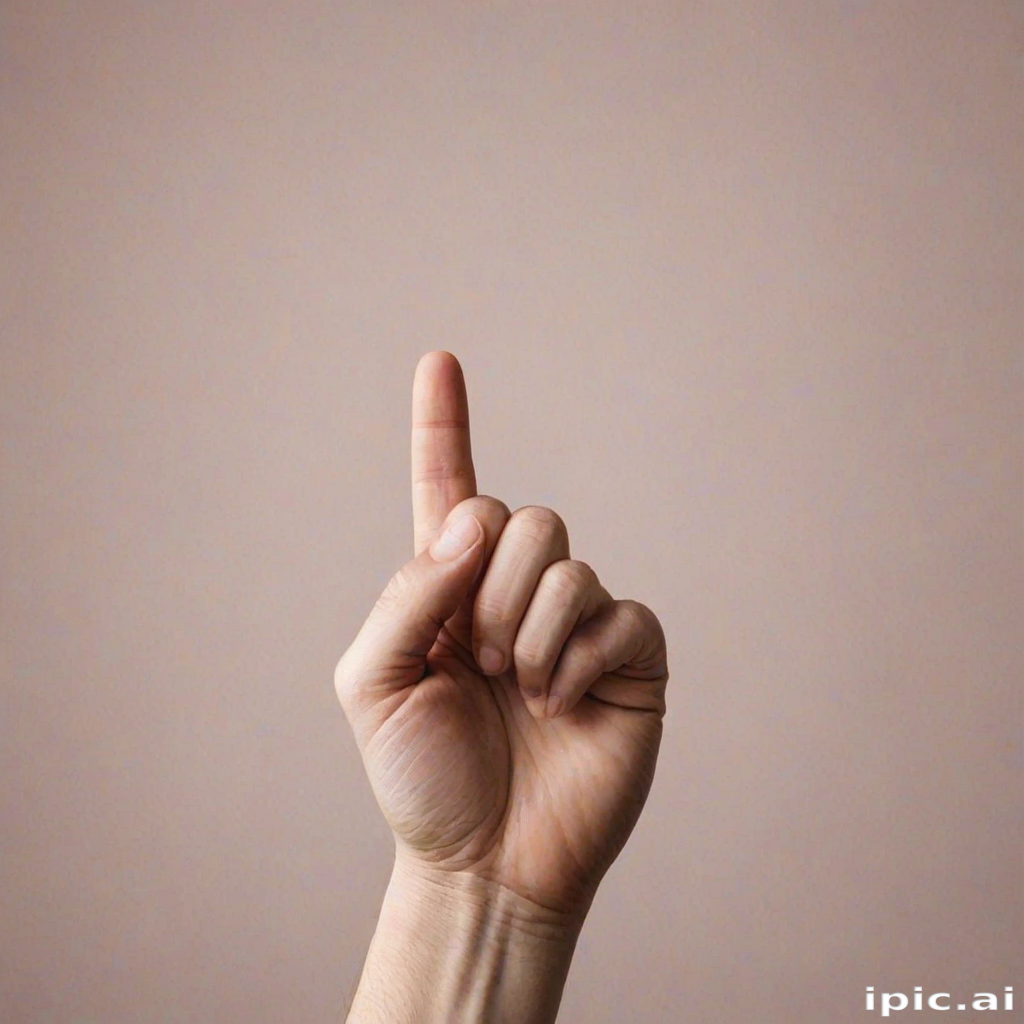 middle finger background