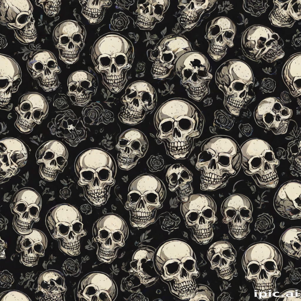 skull background