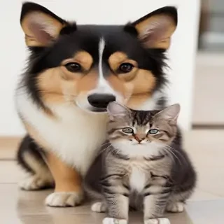 cat and dog