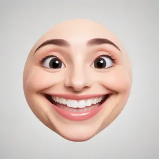 smiling face transparent