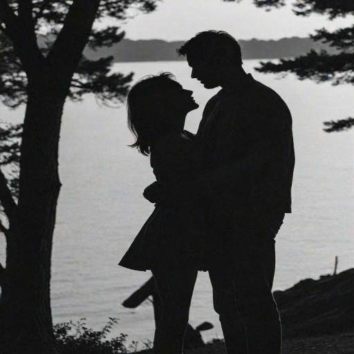 couple silhouette