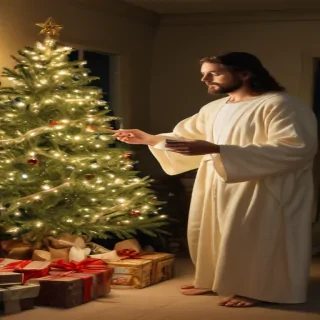 jesus at christmas images