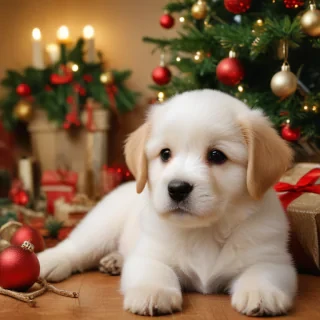 christmas puppy backgrounds