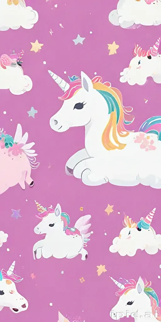 cute unicorn backgrounds