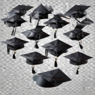 graduation cap transparent background