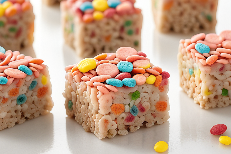 fruity pebbles rice crispy treats