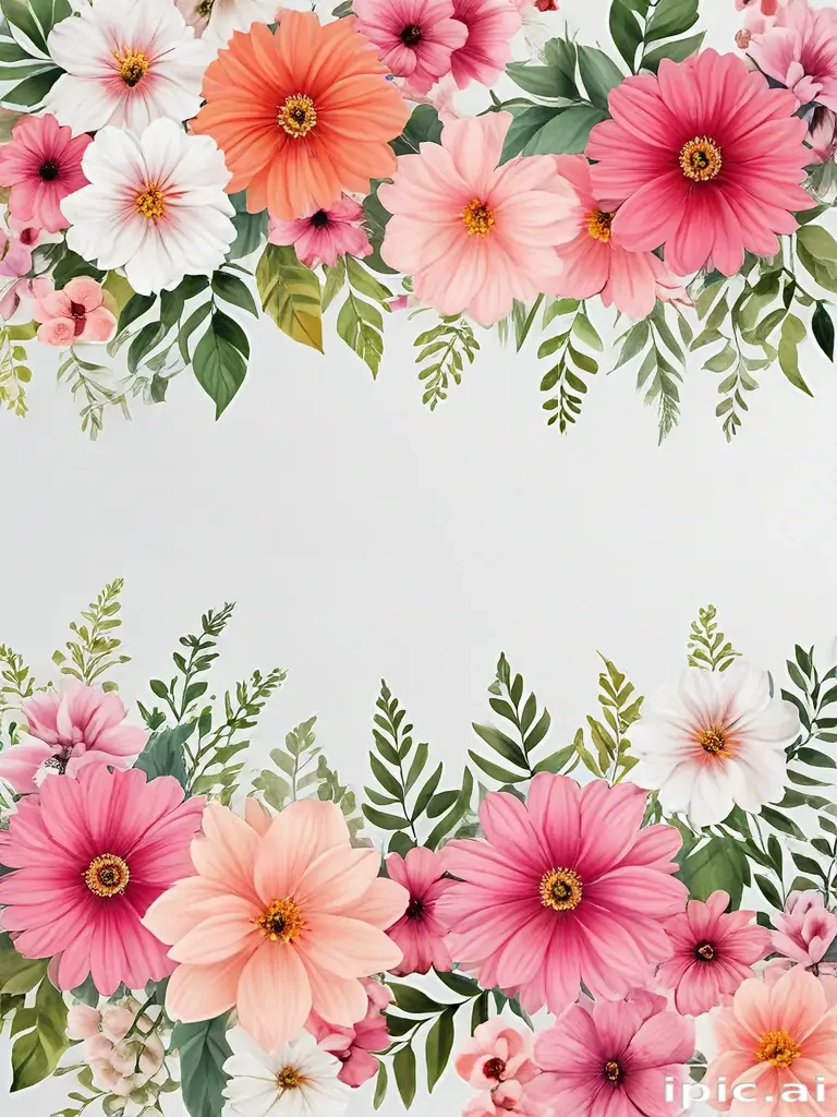 flowers clear background