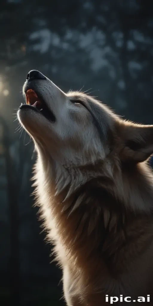 wolf howl png
