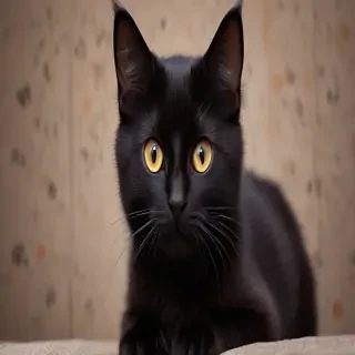 cute black cat wallpaper