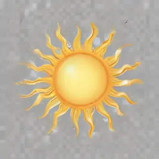 sun transparent background