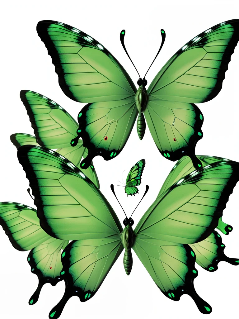 green butterfly png