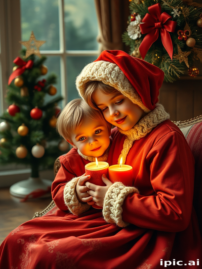 old fashioned christmas pictures