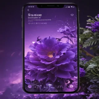 purple lockscreen