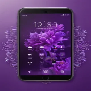 purple home screen wallpaper