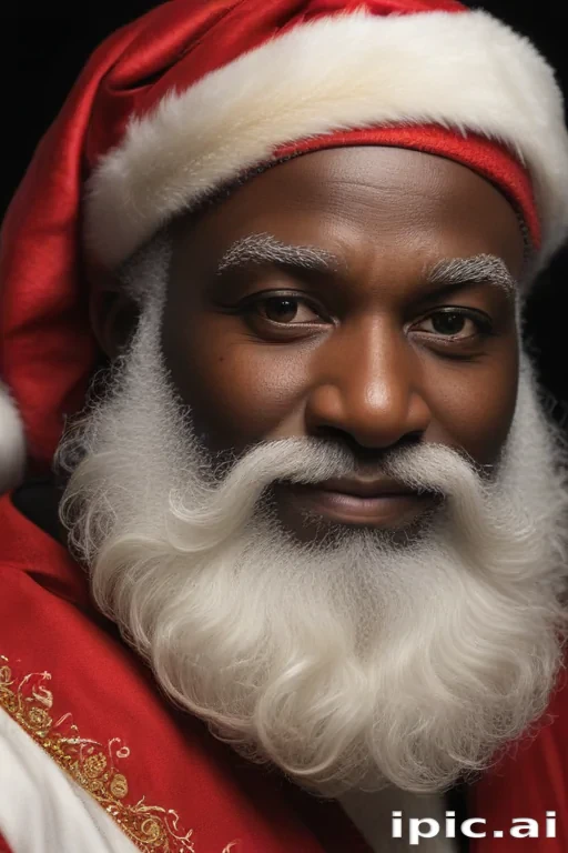 black santa png