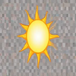 sun clipart transparent background