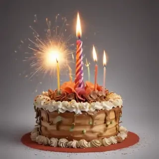 happy birthday transparent background