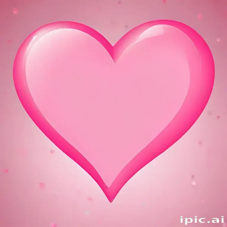 pink heart clipart