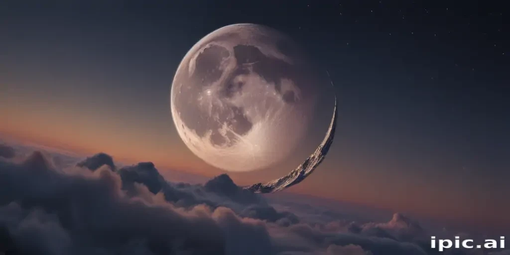 aesthetic crescent moon