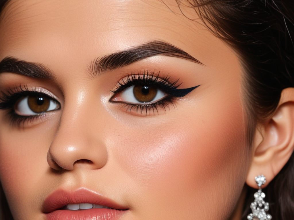 selena gomez eyeliner