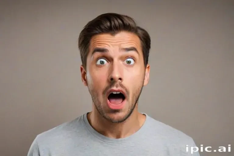 shocked man