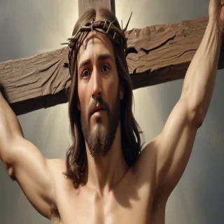 picture of jesus on cross