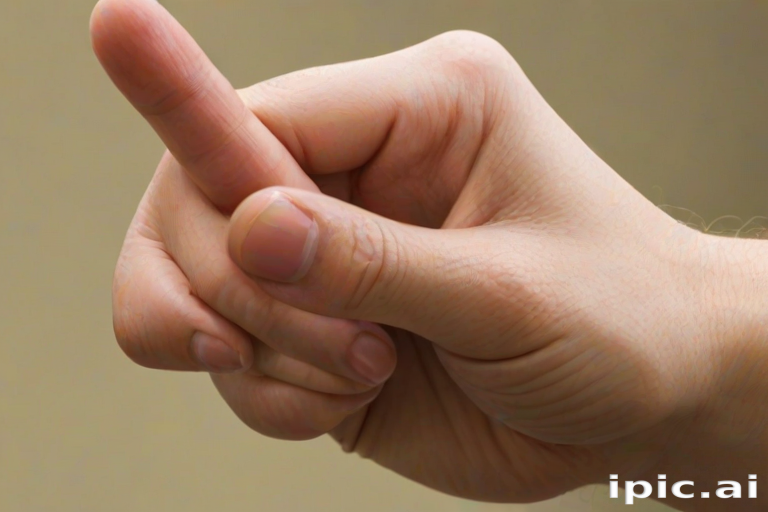 point finger png