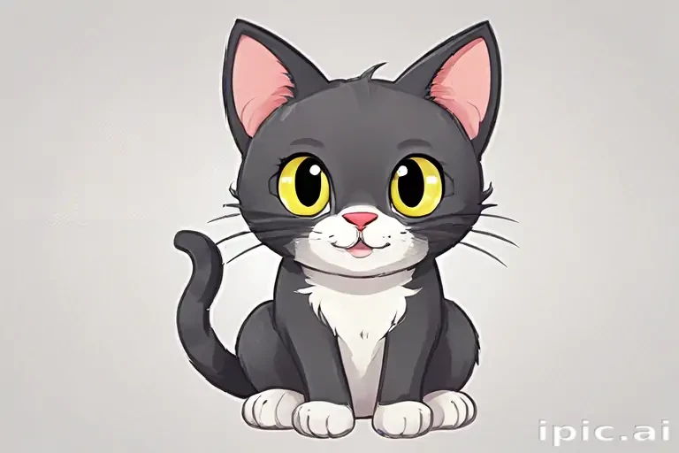 cartoon cat clip art