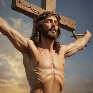 pictures of jesus on a cross