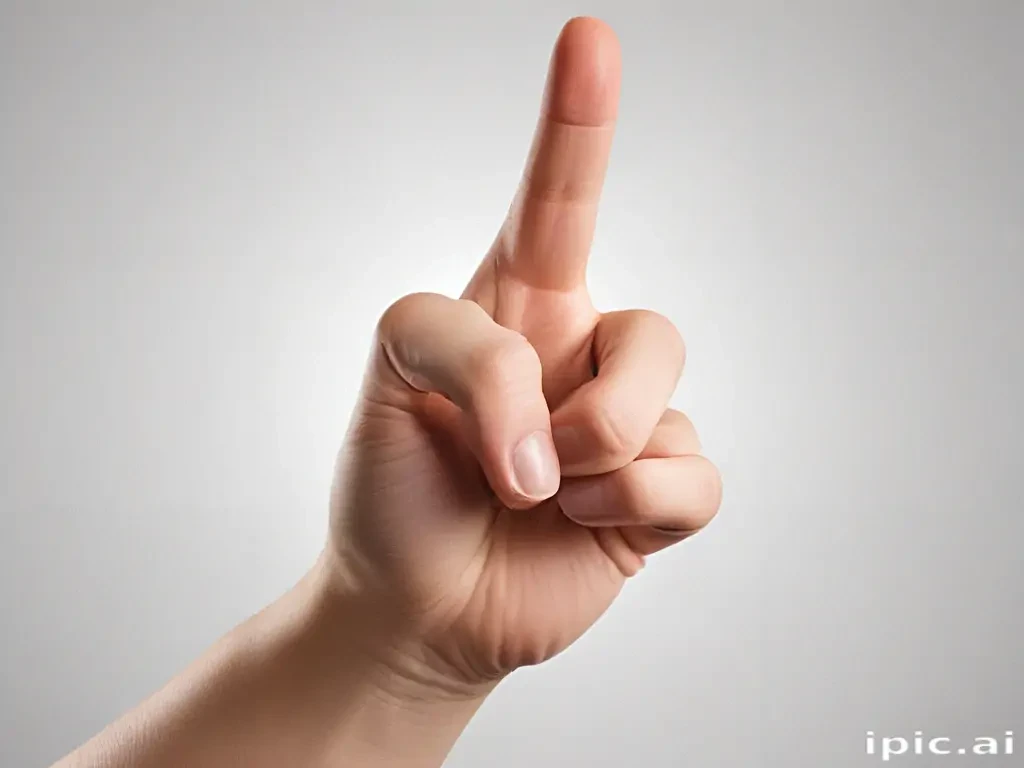 finger point png