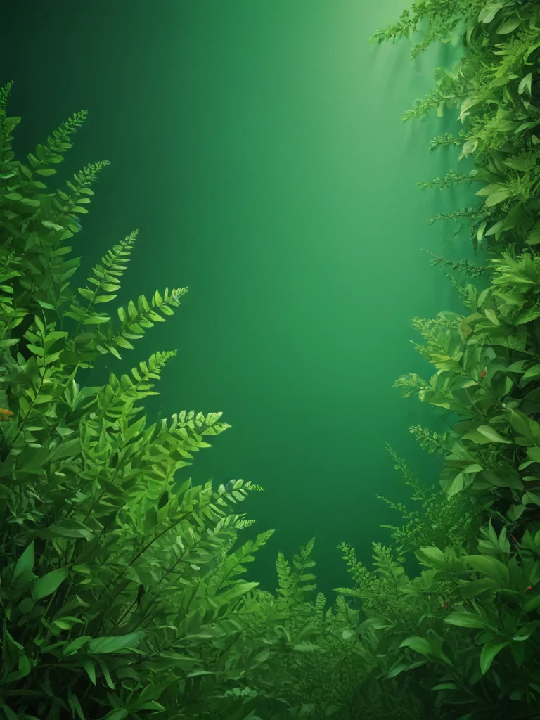 green background plain