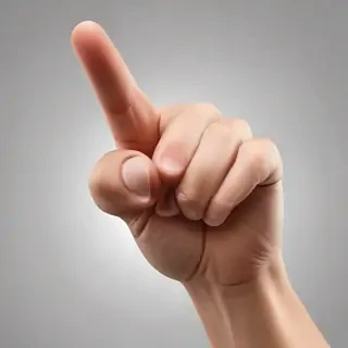 pointing finger png