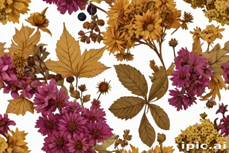 dried flowers png
