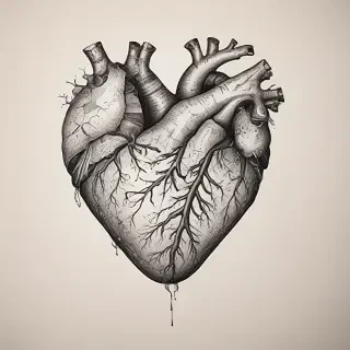 hand drawn heart