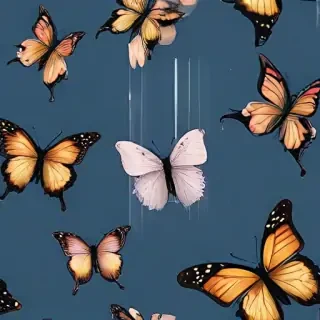 aesthetic butterfly wallpaper