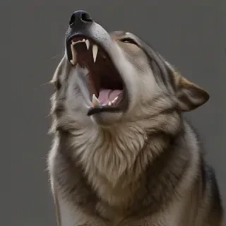 wolf howl png