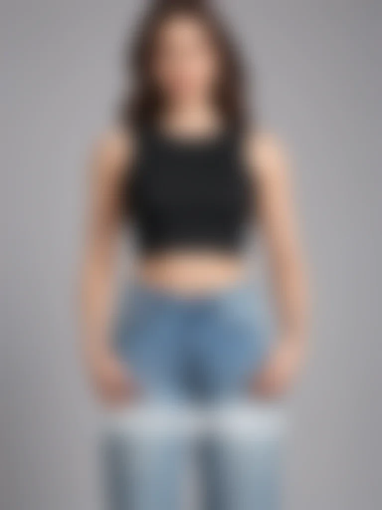 crop top mockup