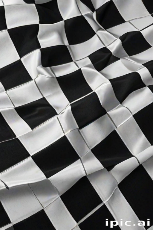 black and white checkered background