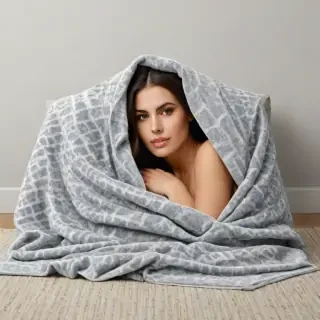blanket mockup