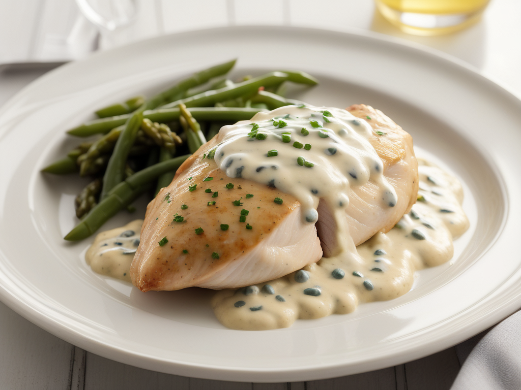 chicken with cream cheese sauce
