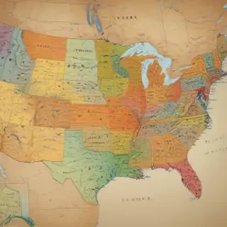 map of usa states