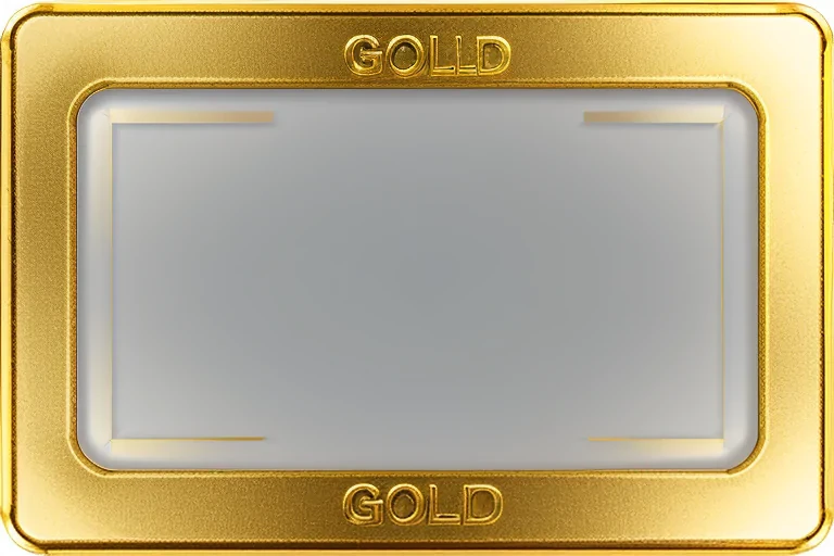 gold border transparent