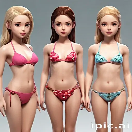 ai little bikini girls
