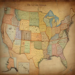 map of the usa states