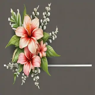 png border flower
